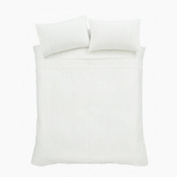 Catherine Lansfield Broderie Anglaise Single Duvet Cover Set With Pillowcase White - thumbnail 4