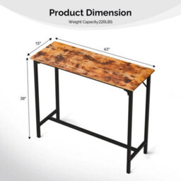 Kitchen Bar Table Counter Breakfast Dining Table - thumbnail 2