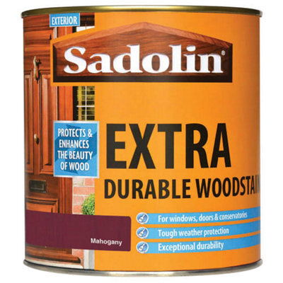 Sadolin Extra Durable Woodstain Mahogany 1L
