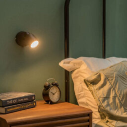 Valuelights Benton Black Single Ip44 Bathroom Wall Spotlight - thumbnail 2