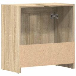 Berkfield Sturdy Bathroom Cabinet Sonoma Oak 60X33X61 Cm Engineered Wood - thumbnail 8