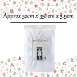 Christmas Door Bow Luxury Decoration X White Diamante - thumbnail 2