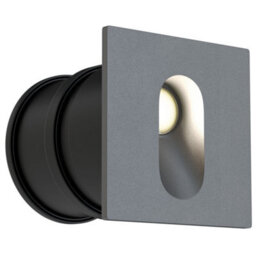Luminosa Lighting Luminosa Outdoor Via Urbana Integrated Led Grey Recessed Downlight Ip44