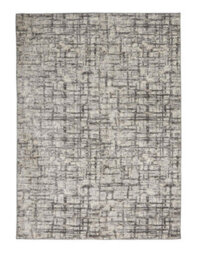 Modern Rug, Anti-Shed Abstract Rug For Bedroom, & Living Room, Modern Dining Room Rug, Ivory Grey Rug-160Cm X 221Cm - thumbnail 2