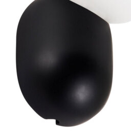 Beliani Set Of 2 Black Resin Wall Lamps - thumbnail 7