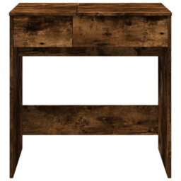 Berkfield Dressing Table With Mirror Smoked Oak 73X46.5X120 Cm - thumbnail 5