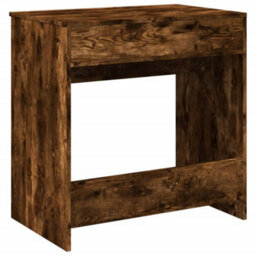Berkfield Dressing Table With Mirror Smoked Oak 73X46.5X120 Cm - thumbnail 7