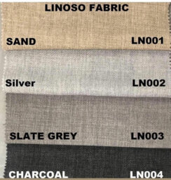 Stratus Interiors Sloane Linen Modular Sofa Custom Configurations Soft, Breathable Fabric - Charcoal Linen - Rectangular Footstool - thumbnail 4
