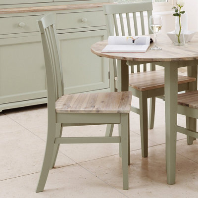 Statement Furniture Florence Highback Wooden Seat Chair - Sage Green - image 1