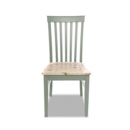 Statement Furniture Florence Highback Wooden Seat Chair - Sage Green - thumbnail 4