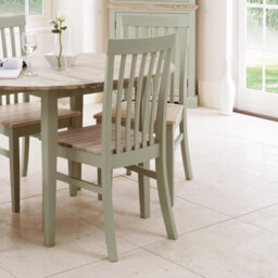 Statement Furniture Florence Highback Wooden Seat Chair - Sage Green - thumbnail 2
