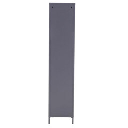 Orsina Compact Grey Tall One Door Locker, Lockable Design One Door Locker For Bedroom, Versatile Sleek Legs Locker - thumbnail 6
