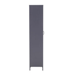 Orsina Compact Grey Tall One Door Locker, Lockable Design One Door Locker For Bedroom, Versatile Sleek Legs Locker - thumbnail 5