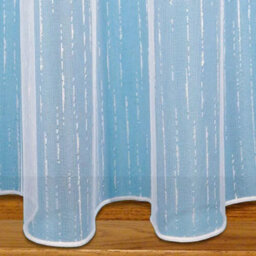White Net Curtain Straight Base - thumbnail 2
