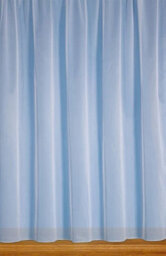White Net Curtain Straight Base