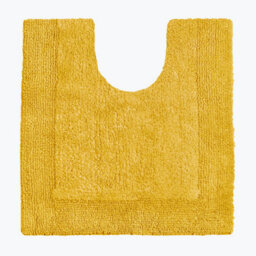 Allure Bath Fashions Elegance Reversible Heavyweight Pedestal Mat - Mustard - thumbnail 1