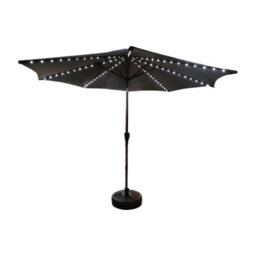 Home Source Soletta 3M Multicoloured Led Tilt Parasol Grey - thumbnail 6