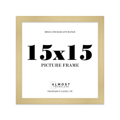 "14X14"" Turquoise Picture Frame - 14X14"" Square Frame With 10X10"" Mount For 14X14""/10X10"" Pictures Moderrn Style Thin Edge, 1 Pack" - image 1