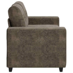 Vidaxl Loveseat Sofa With Cushion Dark Grey Faux Leather - thumbnail 5