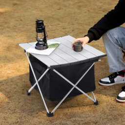 Folding Camping Table Portable Aluminium Desktop Outdoor Picnic With Bag Table Small 39X33X31Cm - thumbnail 6