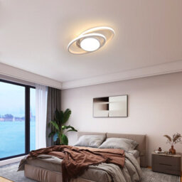 Pheashine White Round Led Ceiling Light Modern Design 3000K Warm - thumbnail 7