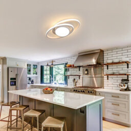 Pheashine White Round Led Ceiling Light Modern Design 3000K Warm - thumbnail 6