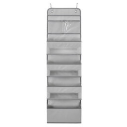 Living And Home 4 Tier Non Woven Fabric Wardrobe Over Door Hanging Storage Organizer - thumbnail 2