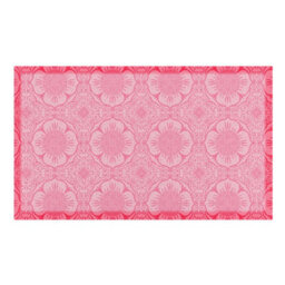 Native Natural Pink Floral Pattern Indoor & Outdoor Doormat - 70X40Cm - thumbnail 2