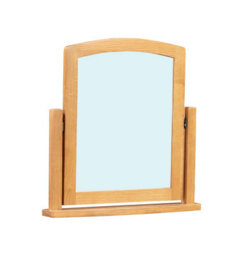 Hallowood Furniture Hereford Oak Dressing Table Mirror - thumbnail 8