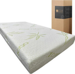 "istyle mode 2"" Bamboo Memory Foam Mattress Topper For Double Bed (135Cm X 190Cm + 2.5Cm)"