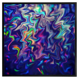 "Andrew Lee Psychedelic Marble (Picutre Frame) / 12X12"" / Oak" - thumbnail 5