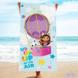 Gabbys Dollhouse Childrens/kids Up Up The Air Cotton Towel Blue/multicoloured (One Size) - thumbnail 5