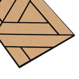 Wvh Oak Weave Geometric Wood Veneer Acoustic Felt Backing Decorative Sound-Absorbing Solution For Homes, Offices, And Studios - thumbnail 2
