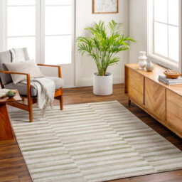 Livabliss San Francisco-Modern Green Taupe Tan Graphic Living Dining Bedroom Rug 120 X 170 Cm Easy Care, Non Shedding - thumbnail 2