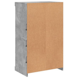 Berkfield Sideboard With Led Lights Concrete Grey 60.5X37X100 Cm - thumbnail 8