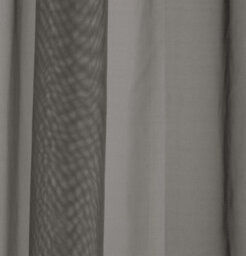 "Enhanced Living Sheer Grey Plain Woven Voile Slot Top Curtain Panel Pair (57X48"") 145X122Cm" - thumbnail 3