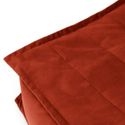 Icon Kota  Velvet Sofa Bean Bag, Spicy Terracotta - thumbnail 9