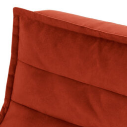 Icon Kota  Velvet Sofa Bean Bag, Spicy Terracotta - thumbnail 8