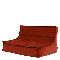 Icon Kota  Velvet Sofa Bean Bag, Spicy Terracotta - thumbnail 5