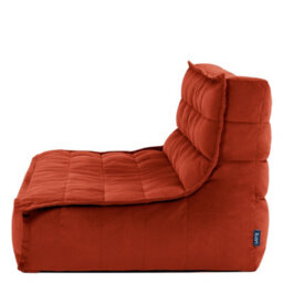 Icon Kota  Velvet Sofa Bean Bag, Spicy Terracotta - thumbnail 6