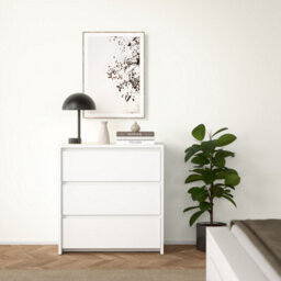 Furniture To Go Next Chest Of 3 Drawers In White - thumbnail 7