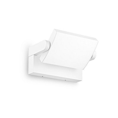 Ideal Lux Swipe Led Outdoor Down Wall Lamp White, 3000K, Ip54