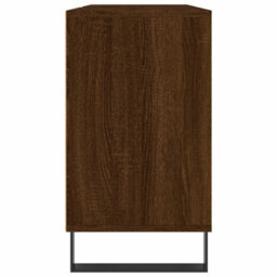 Berkfield Industrial Bathroom Cabinet Brown Oak 80X33X60 Cm Engineered Wood - thumbnail 7