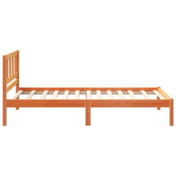 Berkfield Modern With Headboard Wax Brown 90 X 200 Cm Solid Pine Wood - thumbnail 6