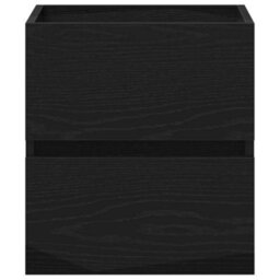 Berkfield Elegant Bathroom Sink Cabinet Black Oak 41X38.5X45 Cm Engineered Wood - thumbnail 6