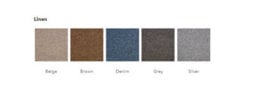 Comfy Deluxe 6Ft Miami Fabric Buttons  Floorstanding 54Inch Headboard Grey Linen - thumbnail 2