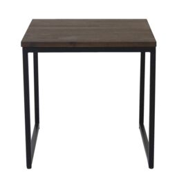 Atico Walnut Effect Side Table (H)40Cm (W)40Cm - thumbnail 3