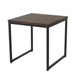 Atico Walnut Effect Side Table (H)40Cm (W)40Cm - thumbnail 2