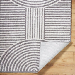 Livabliss Fossay Shaggy-Washable Beige Charcoal Modern Hig Pile Living Bedroom Rug 200 X 275 Cm Easy Care, Non Shedding - thumbnail 4