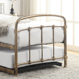 Save On Goods UK 3Ft Single Overnighter Guest Bed Retro Bed Frame,antique Bronze,metal Industrial, Scaffold Style - thumbnail 4